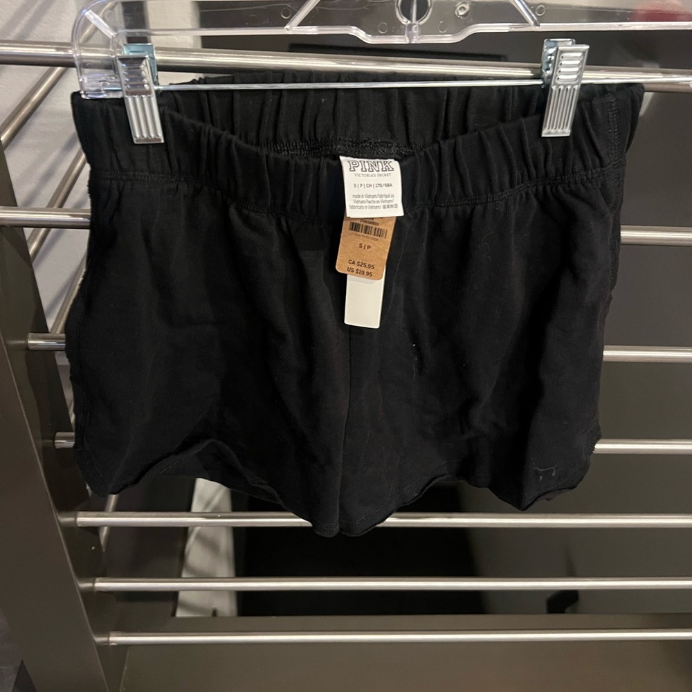 PINK Victoria's Secret Black Athletic Shorts
